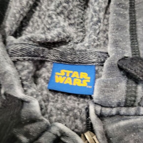 Star Wars Sweatshirt Size XXL Star Wars X-Wing Starfighter Jet Full Zip Hoodie - Picture 7 of 7